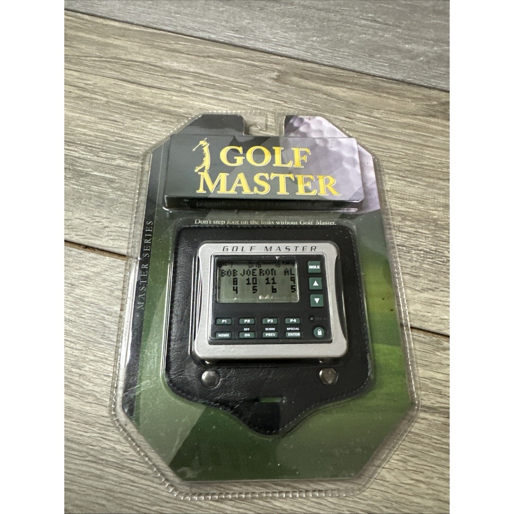 Excalibur Golf Master Digital Scorecard Rules Reader Unisex OS Silver New 468-CS